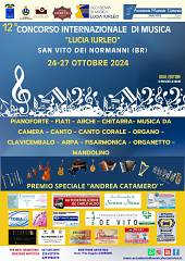 12 concorso internazionale di musiica lucia iurleo2024